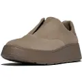 FitFlop Fitfloptil kvinder. E5F-076 F-Mode loafers i taupefarvet læder (37), Fast, Ingen, Casual, Gråt