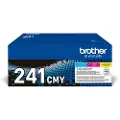 Brother TN241CMY / TN241 CMY 3-Pack Yellow Cyan Magenta Toner - Lasertoner Cyan