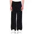 Armani Exchange AIX Armani Exchangetil mænd. XM000076AF18821FC145 Multi Logo Bukser sort (33), Casual, Bomuld