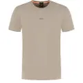 Hugo Boss BOSStil mænd. 50473278 TChup T-shirt brun (L), Casual, Bomuld, Korte ærmer