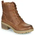 Refresh Refreshtil kvinder. 17014502-CAMEL Ankelstøvler 170145 brun -Højde hæl: 5cm (36), 5-8 cm, Lynlås, Casual