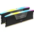 Corsair Vengeance RGB DDR5-6000 - 32GB - CL36 - Dual Channel (2 pcs) - Intel XMP - Sort med RGB