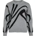 Vila Vitif Jacquard Striktrøje