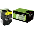 Lexmark 702HY Tonerkassette Gul 70C2HY0 Modsvarer: N/A