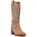 Xti Xtitil kvinder. 14432101-BEIGE Støvler 144321 brun (38), 3-5 cm, Lynlås, Casual