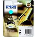 Epson 16XL Blækpatron Cyan T1632 Modsvarer: N/A