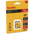 Kodak SDHC 16 GB – UHS-I, V10, A1, Class 10