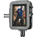 Telesin Aluminium Bur Til Gopro Hero 12/11/10/9 + Vertikal Adapter Tilbehør Til Actionkamera