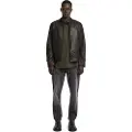 G-Star G-Startil mænd. D27137-B508-6484 Sort bikerjakke i læder (S), Casual