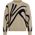 Vila Vitif Jacquard Striktrøje