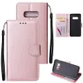 Mtp Products Samsung Galaxy S10e Pung Taske med Stativ - Rødguld