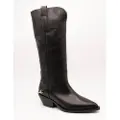 Alpe Alpetil kvinder. 524917 Læderstøvler med sort metaldetalje (40), 1-3 cm, 5-8 cm, Ingen, Casual