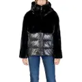 Blauer Blauertil kvinder. 25WBLDC02178 Nylonjakke med Eco Fanevil-pels, sort (XS), Casual, Polyester
