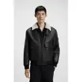 Hugo Boss HUGOtil mænd. 50521030 Aviatorjakke Loran sort (M), Casual, Læder