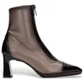 Hispanitas Hispanitastil kvinder. CHI243714 Ankelstøvler i stretch-læder i bronze (41), 5-8 cm, Lynlås, Casual