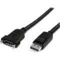 StarTech.com Dppnlfm3pw Displayport Kabel 0,9 M Sort 0.9m. Displayport Displayport Sort