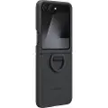 Samsung Galaxy Z Flip7 FE Silikone Cover med Ring EF-PF741TBEGWW - Sort