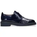 Hispanitas Hispanitastil kvinder. HI243519 Bowlingsko i læder navy (39), Fast, 1-3 cm, Blonder, Casual, Klassisk, Blå