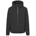 Ecoalf ECOALFtil mænd. MCMGAJKCARTE0050W25-319 Cartes frakke sort (XXL), Casual, Genanvendt polister, Bæredygtig