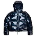 Rains Rainsunisex. 15150 Jakke Tall Short Puffer navy (XS), Blå, Casual, Polyester