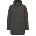 Ecoalf ECOALFtil mænd. MCMGAJKTASKA0042W25-076 Taska frakke sort (M), Casual, Genanvendt polister, Bæredygtig