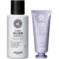 Maria Nila Sheer Silver Booster Travel Set - 100+50ml