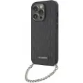 Karl Lagerfeld Klhcp14ssacklhpk Iphone 14.15.13 6.1 Saffiano Monogram Chain Telefonetui