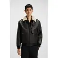 Hugo Boss HUGOtil mænd. 50521030 Aviatorjakke Loran brun (XL), Casual, Læder