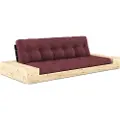 Karup - Base Sovesofa m. 2 sidebokse Tre-personers - Rød - Sovesofaer - - Homeroom