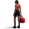Nike Højtaljede Nike Universa-cykelshorts (20 cm) uden sømme foran til kvinder - sort