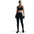 Nike Pro-leggings med mesh-paneler i fuld længde og mellemhøj talje til kvinder - sort