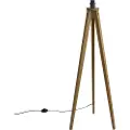 QAZQA Rustik gulvlampe stativ vintage træ - Tripod Classic
