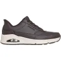 SKECHERS Skecherstil mænd. 183023 Slip-ins Uno Banksia Luxe brune hjemmesko (46), Fast, Blonder, Casual