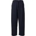 Jordan Oversized Jordan Brooklyn Fleece-bukser med åben kant til mænd - sort