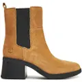 Timberland Timberlandtil kvinder. TB0A424XES41 Bellevaux Chelsea-støvler i brunt læder (37 W), 3-5 cm, Ingen, Casual
