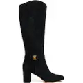 Ralph Lauren Lauren Ralph Laurentil kvinder. 802967843001 Mate Poly læderstøvler sort (38), 5-8 cm, Lynlås, Casual