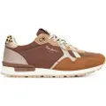 Pepe Jeans Pepe Jeanstil kvinder. PLS400005 Britt Glitter Læder Sneakers brun (41), Fast, Blonder, Casual