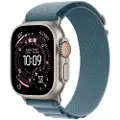 Apple Watch Ultra 3 Gps + Cellular 49mm Natural Titanium Case With Light Blue Alpine Loop - Small