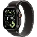 Apple Watch Ultra 3 Gps + Cellular 49mm Black Titanium Case With Black/charcoal Trail Loop - M/l