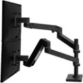 Ergotron LX Pro mounting kit - modular - for 2 LCD displays - black