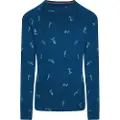 Icebreaker Merino 200 Oasis Crewe Snow Day Langærmet Baselayer