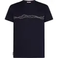 Icebreaker Merino 150 Tech Lite Mountain Pulse T-shirt Med Korte ærmer