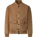 Hackett London Hackett Londontil mænd. HM4000062 Bomberjakke i brun uld (M), Casual, Bomuld