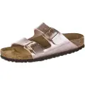 Birkenstock Birkenstocktil kvinder. 1023960 Sandaler i læder Arizona Birko Flor bronze (40), Fast, Ingen, Casual