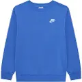 Nike Sportswear Club Fleece-sweatshirt til større børn - blå