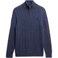 Superdry Cotton Classic Cable Halv Lynlås Sweater