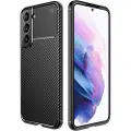 Mtp Products Samsung Galaxy S22 5G Beetle Karbonfiber TPU Cover - Sort