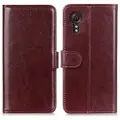Mtp Products Samsung Galaxy Xcover 7 Pung Taske med Magnetisk Lukning - Brun