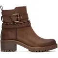 Refresh Refreshtil kvinder. 17291801-CAMEL Ankelstøvler 172918 brun (37), 3-5 cm, Lynlås, Casual