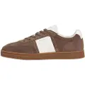 Hackett London Hackett Londontil mænd. HMS200054 Harper League brune læder-sneakers (42), Fast, Blonder, Casual